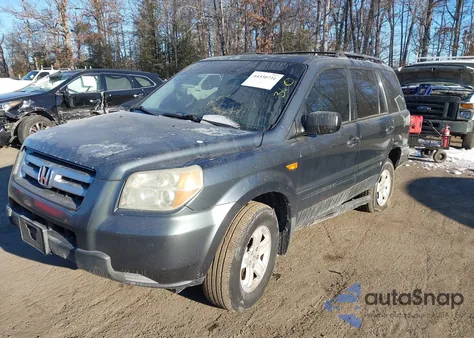 2006 Honda Pilot Lx z USA, uszkodzony, nr VIN 5FNYF18166B010742